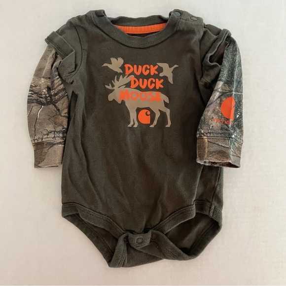 Carhartt Other - Duck Duck Moose Baby Onesie